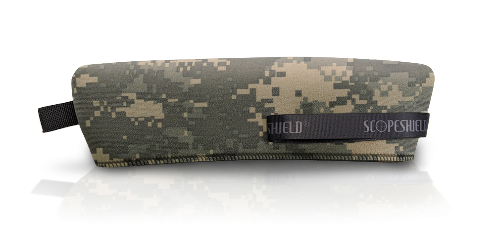 Digital Gray Camouflage Neoprene Scope Cover